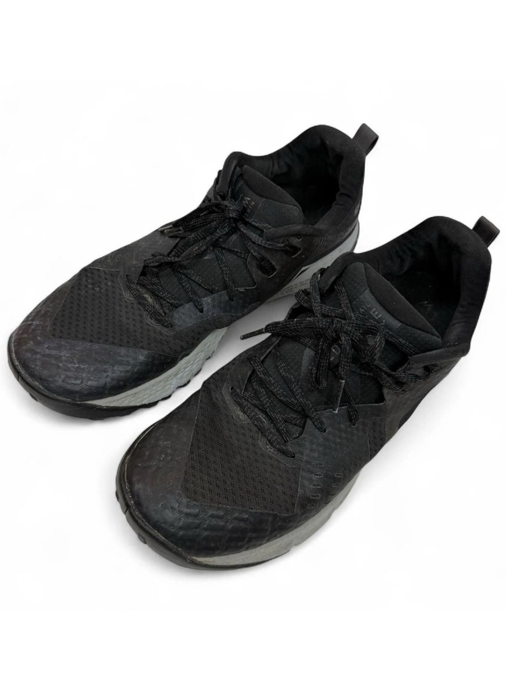 Nike Air Zoom Wildhorse 5 Trail Running Shoes Mens 10.5 Black Gray AQ2222-301